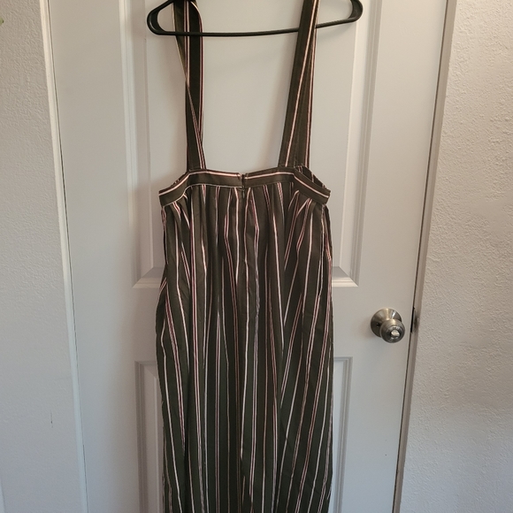 Poem and thread Overall dress Striped green - Picture 5 of 7